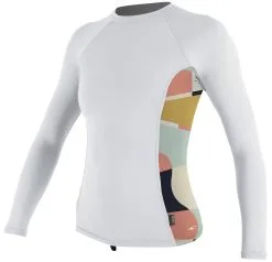O'Neill Womens Side Print L/S Rash Guard Rash Guard