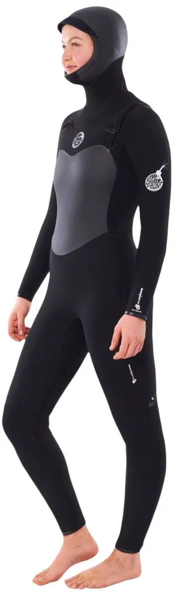 Rip Curl Flashbomb 6mm Hooded Chestzip Dame Våddragt - Image 2